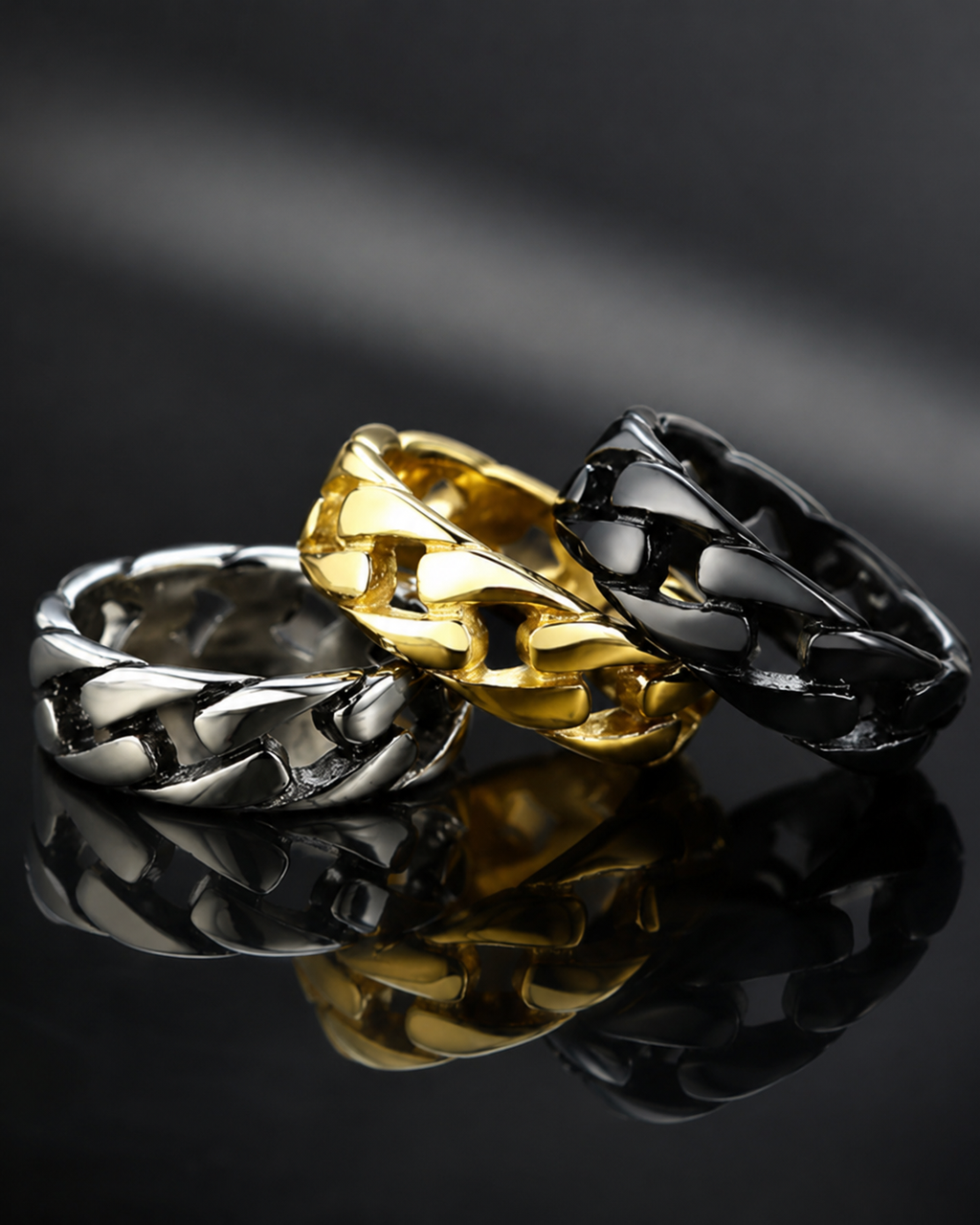 Cuban link Ring