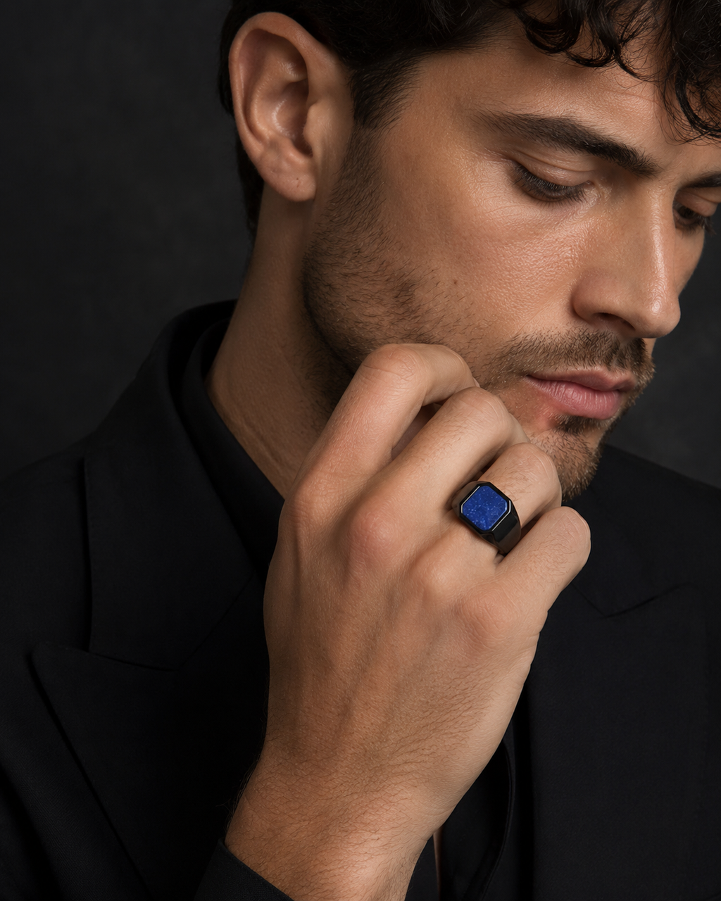 colored Signet Ring