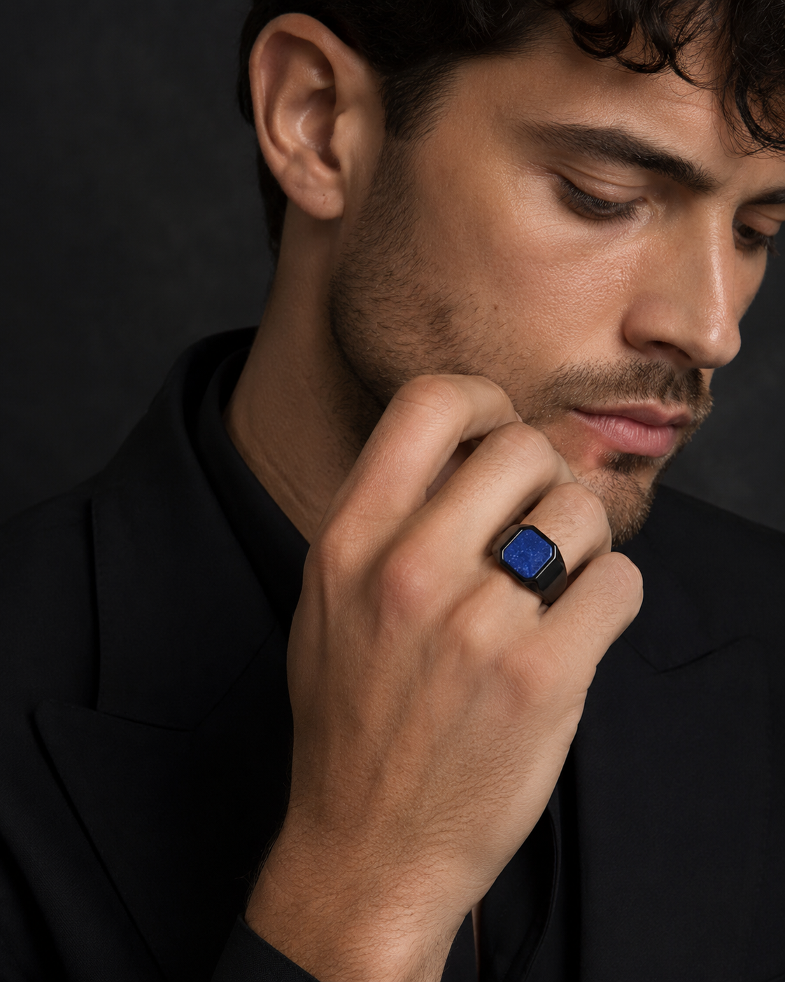 colored Signet Ring