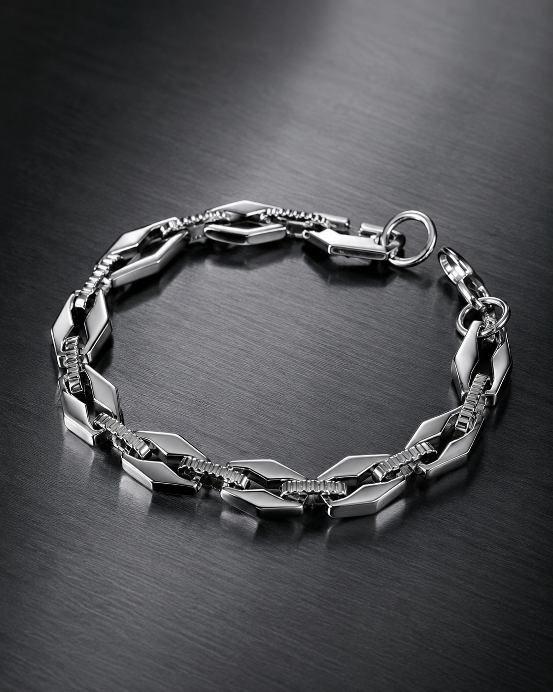 Polished Silver Bracelet
