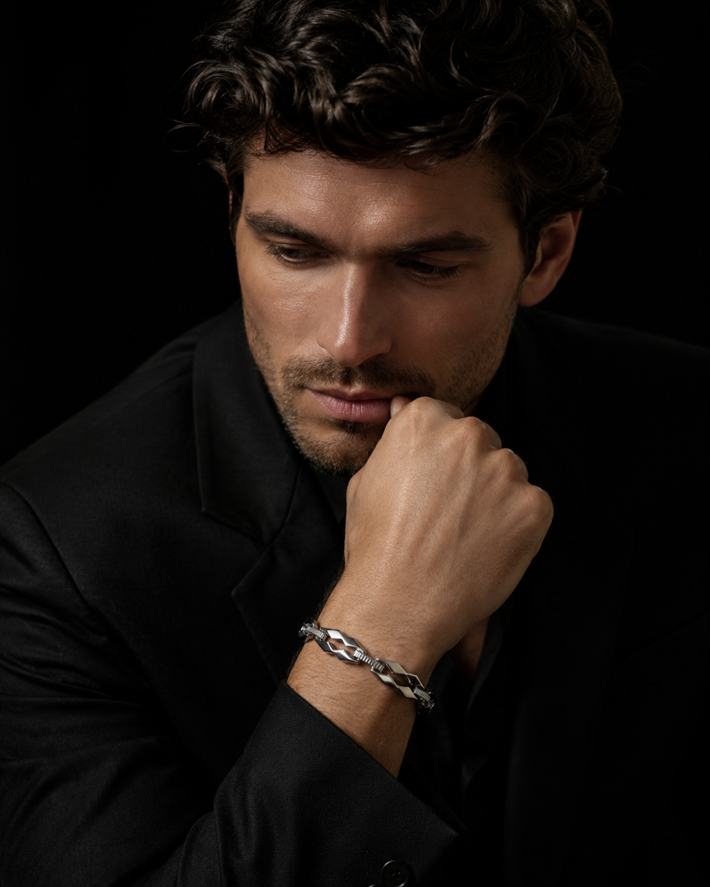 Polished Silver Bracelet