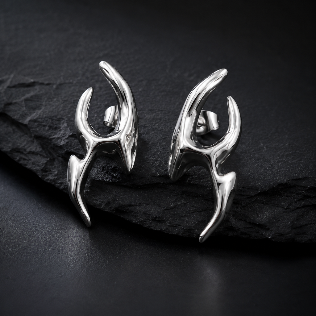 Silver Statement Earrings