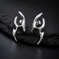 Silver Statement Earrings