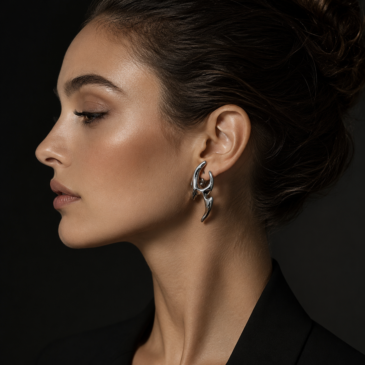 Silver Statement Earrings