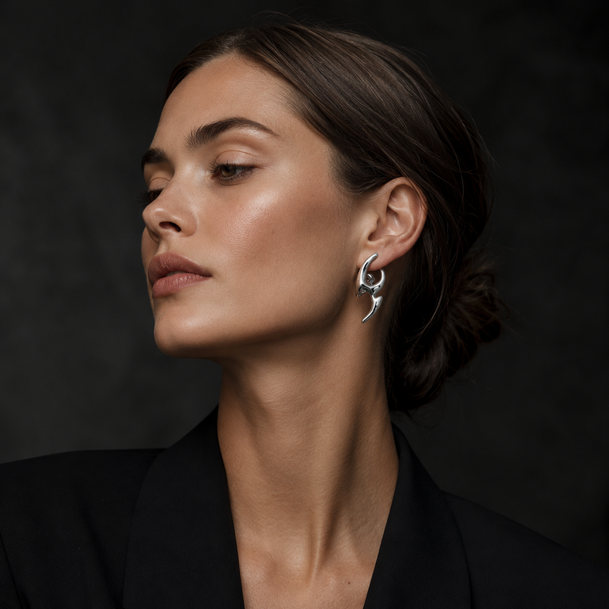 Silver Statement Earrings