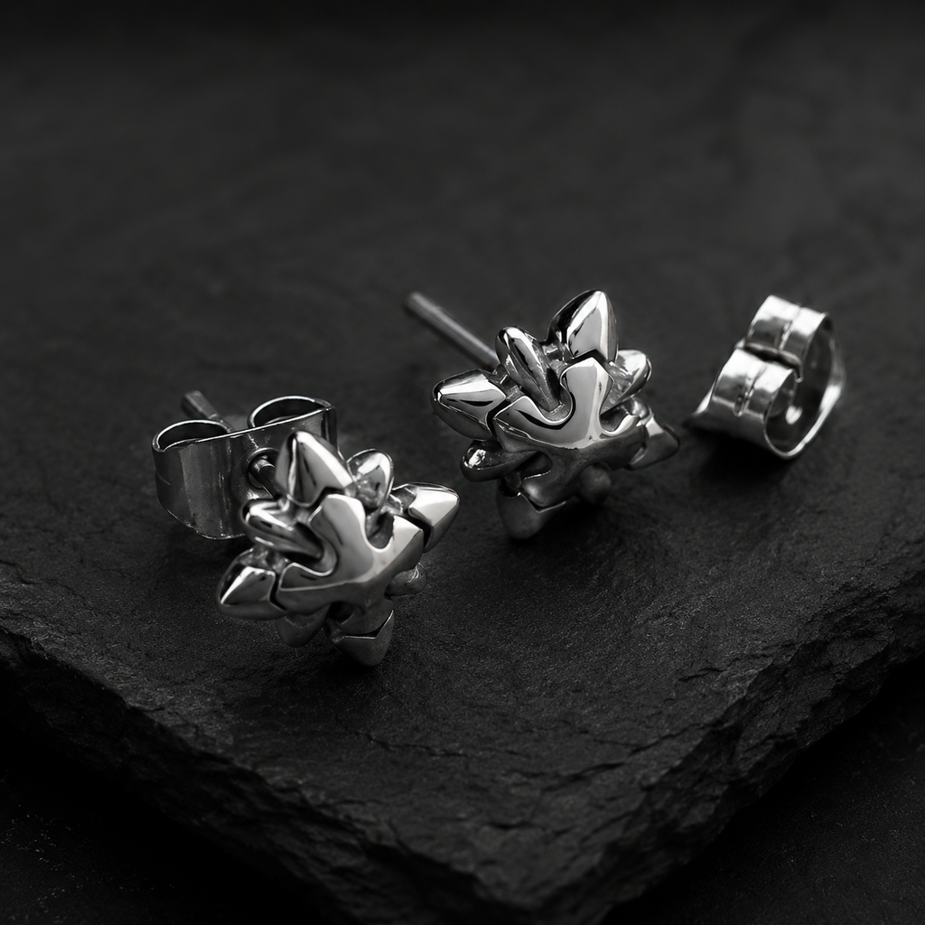 Mini Silver Stud Earrings