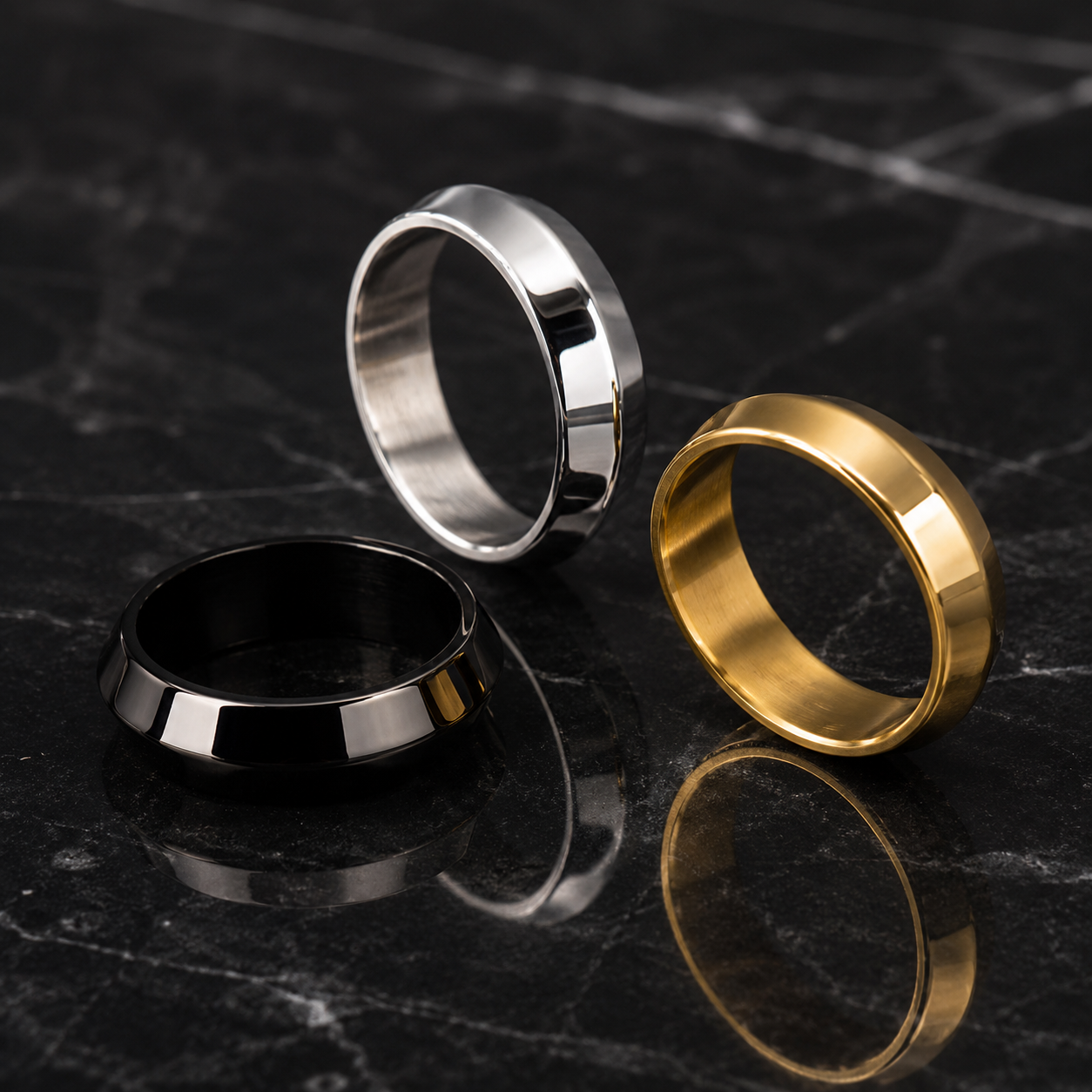 Black Mixed Ring