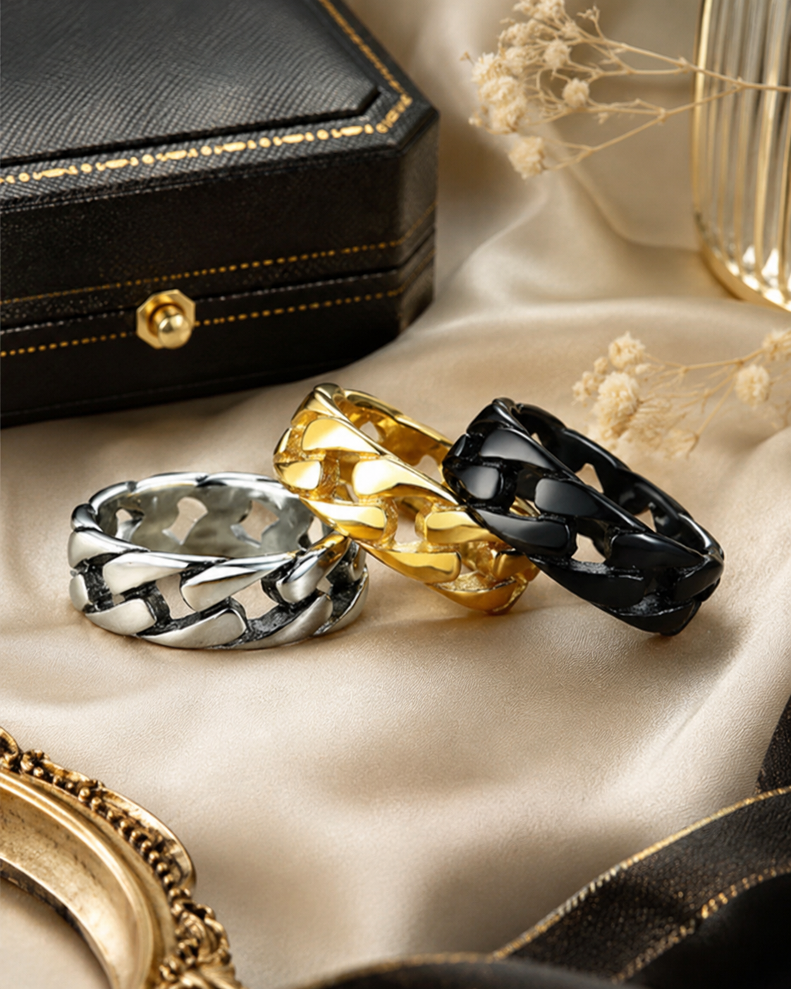 Cuban link Ring